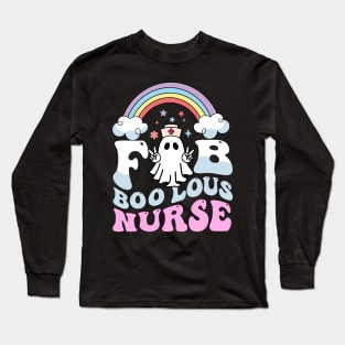 Fab Boo Lous Nurse Long Sleeve T-Shirt